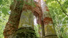 Ruiny pałacu w miejscowości Arklity - zdjęcie 19