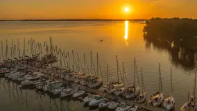 Zachód słońca nad Darginem, port Dziki Harsz, lipiec 2026 r. - zdjęcie 50