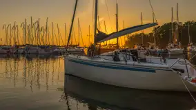 Zachód słońca nad Darginem, port Dziki Harsz, lipiec 2026 r. - zdjęcie 33
