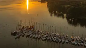 Zachód słońca nad Darginem, port Dziki Harsz, lipiec 2026 r. - zdjęcie 42