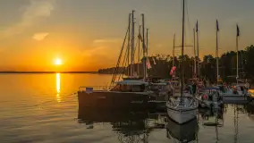 Zachód słońca nad Darginem, port Dziki Harsz, lipiec 2026 r. - zdjęcie 22
