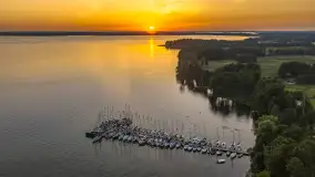 Zachód słońca nad Darginem, port Dziki Harsz, lipiec 2026 r. - zdjęcie 44