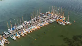 Zachód słońca nad Darginem, port Dziki Harsz, lipiec 2026 r. - zdjęcie 16