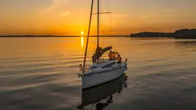 Zachód słońca nad Darginem, port Dziki Harsz, lipiec 2026 r. - zdjęcie 20