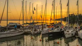 Zachód słońca nad Darginem, port Dziki Harsz, lipiec 2026 r. - zdjęcie 39