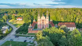 Barokowe Sanktuarium Maryjne w Świętej Lipce z lotu ptaka, sierpień 2026 r. - zdjęcie 18
