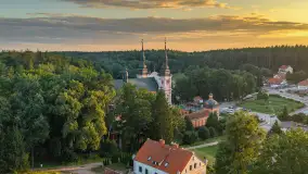 Barokowe Sanktuarium Maryjne w Świętej Lipce z lotu ptaka, sierpień 2026 r. - zdjęcie 29
