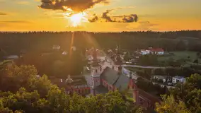 Barokowe Sanktuarium Maryjne w Świętej Lipce z lotu ptaka, sierpień 2026 r. - zdjęcie 20