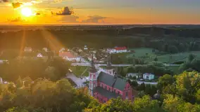 Barokowe Sanktuarium Maryjne w Świętej Lipce z lotu ptaka, sierpień 2026 r. - zdjęcie 33