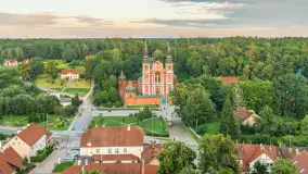 Barokowe Sanktuarium Maryjne w Świętej Lipce z lotu ptaka, sierpień 2026 r. - zdjęcie 22