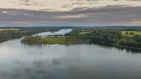 Zachód słońca nad jeziorami Juno i Kiersztanowskie, sierpień 2026 r. - zdjęcie 5