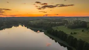 Zachód słońca nad jeziorami Juno i Kiersztanowskie, sierpień 2026 r. - zdjęcie 11