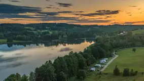 Zachód słońca nad jeziorami Juno i Kiersztanowskie, sierpień 2026 r. - zdjęcie 9