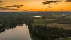 Zachód słońca nad jeziorami Juno i Kiersztanowskie, sierpień 2026 r. - zdjęcie 15