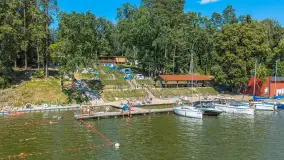 Port Wodnik nad jeziorem Nidzkim z lotu ptaka, sierpień 2026 r. - zdjęcie 9