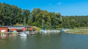 Port Wodnik nad jeziorem Nidzkim z lotu ptaka, sierpień 2026 r. - zdjęcie 47
