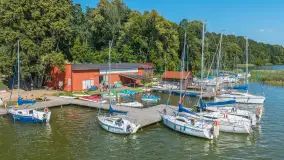 Port Wodnik nad jeziorem Nidzkim z lotu ptaka, sierpień 2026 r. - zdjęcie 31