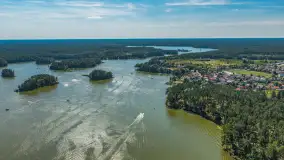 Port Wodnik nad jeziorem Nidzkim z lotu ptaka, sierpień 2026 r. - zdjęcie 5