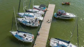 Port Wodnik nad jeziorem Nidzkim z lotu ptaka, sierpień 2026 r. - zdjęcie 40