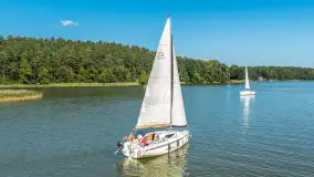 Port Wodnik nad jeziorem Nidzkim z lotu ptaka, sierpień 2026 r. - zdjęcie 34