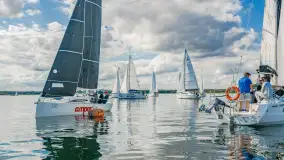 Regaty Mamry Challenge 2026 na zdjęciach z drona, wrzesień 2026 r. - zdjęcie 55