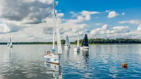Regaty Mamry Challenge 2026 na zdjęciach z drona, wrzesień 2026 r. - zdjęcie 64