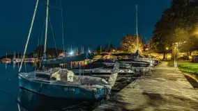 Port Wierzba nocą, wrzesień 2026 r.