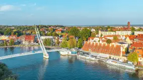 Pogodny weekend w Mikołajkach z drona, październik 2026 r. - zdjęcie 51