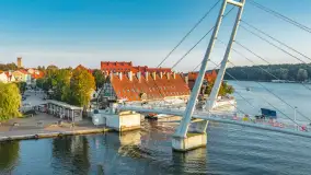 Pogodny weekend w Mikołajkach z drona, październik 2026 r. - zdjęcie 31