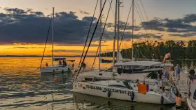 Wrześniowy zachód słońca nad Darginem, port Dziki Harsz - zdjęcie 9