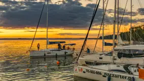 Wrześniowy zachód słońca nad Darginem, port Dziki Harsz - zdjęcie 13