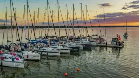 Wrześniowy zachód słońca nad Darginem, port Dziki Harsz - zdjęcie 7