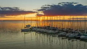 Wrześniowy zachód słońca nad Darginem, port Dziki Harsz - zdjęcie 21