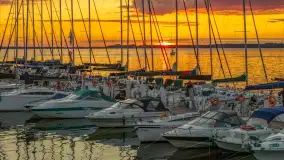 Wrześniowy zachód słońca nad Darginem, port Dziki Harsz - zdjęcie 10