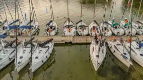 Wrześniowy zachód słońca nad Darginem, port Dziki Harsz - zdjęcie 23