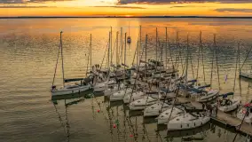 Wrześniowy zachód słońca nad Darginem, port Dziki Harsz - zdjęcie 19