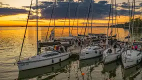 Wrześniowy zachód słońca nad Darginem, port Dziki Harsz - zdjęcie 15