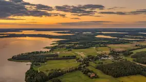 Wrześniowy zachód słońca nad Darginem, port Dziki Harsz - zdjęcie 3