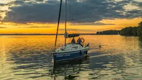 Wrześniowy zachód słońca nad Darginem, port Dziki Harsz - zdjęcie 26