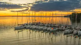 Wrześniowy zachód słońca nad Darginem, port Dziki Harsz - zdjęcie 47