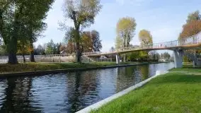 Zdjęcia: Po nowej kładce nad Kanałem Łuczańskim  - zdjęcie 10