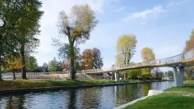 Zdjęcia: Po nowej kładce nad Kanałem Łuczańskim  - zdjęcie 9