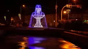 Nocne, styczniowe Giżycko, zobacz iluminację świąteczną - zdjęcie 36