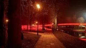 Wieczorne i nocne Giżycko, luty 2020 - zdjęcie 16