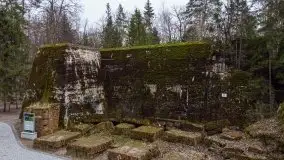 Wilczy Szaniec w Gierłoży zimą jeszcze lepiej widoczny - zdjęcie 2