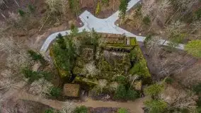 Wilczy Szaniec w Gierłoży zimą jeszcze lepiej widoczny - zdjęcie 1