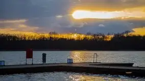 Zachód słońca widoczny w Sztynorcie, 27 luty 2020 - zdjęcie 4