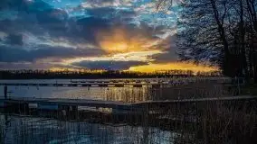 Zachód słońca widoczny w Sztynorcie, 27 luty 2020 - zdjęcie 14