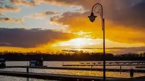 Zachód słońca widoczny w Sztynorcie, 27 luty 2020 - zdjęcie 27