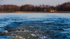 Jezioro Stręgiel skąpane w złocie zachodu słońca - zdjęcie 4